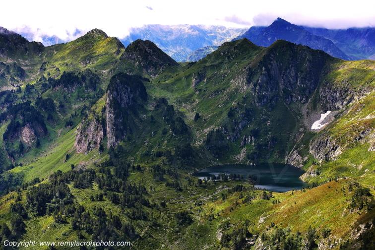 Pic de la Coumeille de l'Ours Etang Bleu Ari�ge Occitanie Midi Pyr�n�es France www.remylacroixphoto.com
