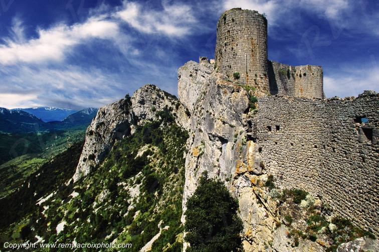 Peyrepertuse Ch�teau Cathare Corbi�res Aude Occitanie France www.remylacroixphoto.com