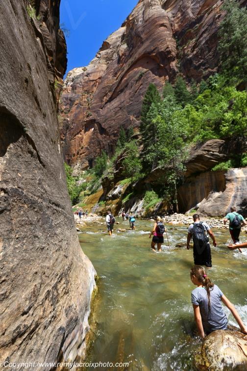Riverside Walk Zion National Park Utah USA