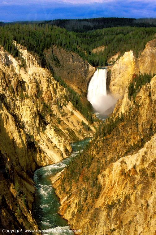 Lower Fall Yellowstone National Park Wyoming USA www.remylacroixphoto.com