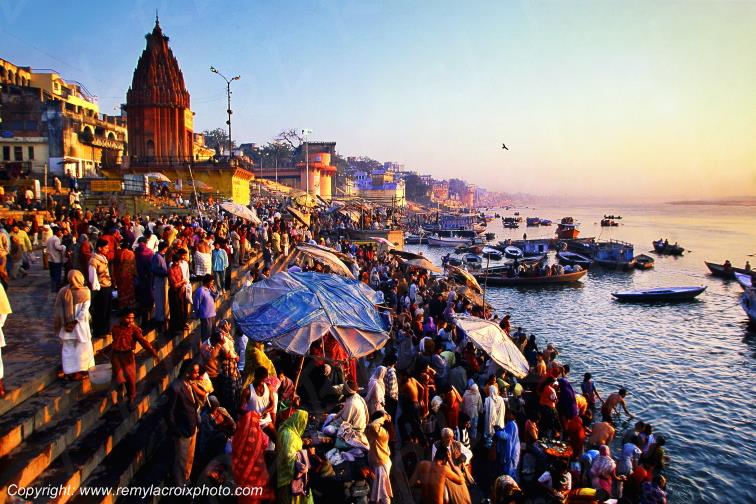 Gange Varanasi B�nar�s Uttar Pradesh India Inde www.remylacroixphoto.com