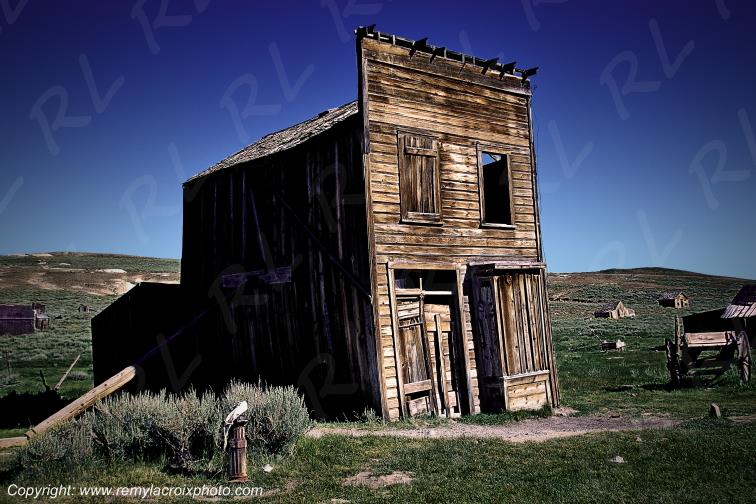 Bodie Ghost-town Sierra Nevada Californie California USA www.remylacroixphoto.com