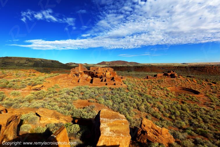Wupatki Pueblo National Monument Arizona USA Natives Indians  www.remylacroixphoto.com