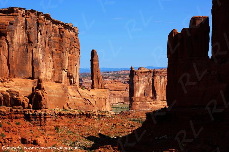Park Avenue Arches National Park Utah USA