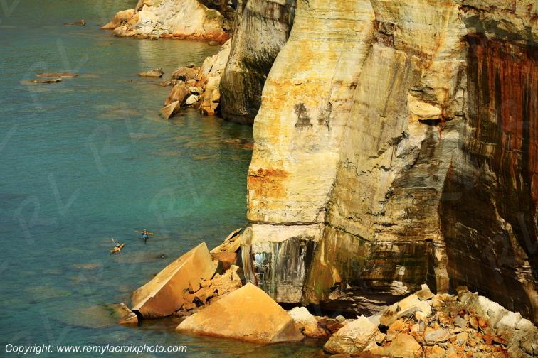 Pictured Rocks National Lakeshore Lake Superior Michigan USA