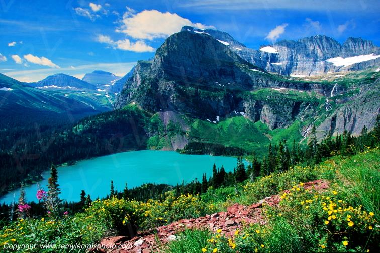 Grinnell Lake Glacier National Park Montana USA www.remylacroixphoto.com