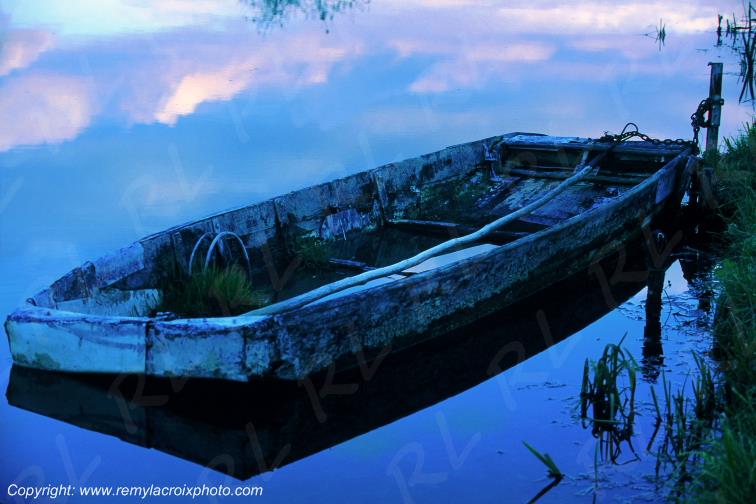 Marais de Bourges Plate Chaland Cher Berry Centre Val de Loire France www.remylacroixphoto.com