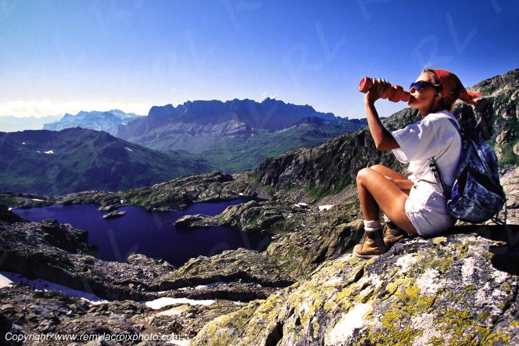 Lac Cornu Massif du Br�vent Haute-Savoie Rh�ne-Alpes France www.remylacroixphoto.com