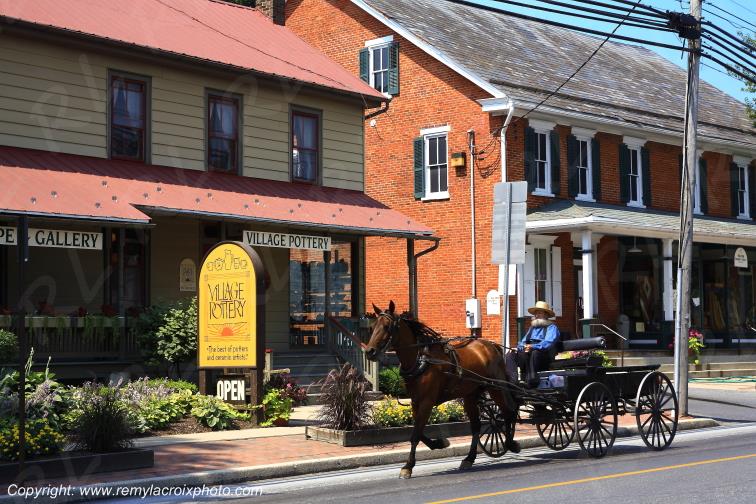 Intercourse Lancaster Dutch County Paradise Amish Buggy Pennsylvania Pennsylvanie USA ww.remylacroixphoto.com