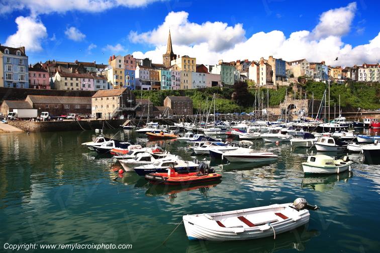 Tenby Pembrokeshire Wales Pays de Galles Grande Bretagne Great Britain www.remylacroixphoto.com