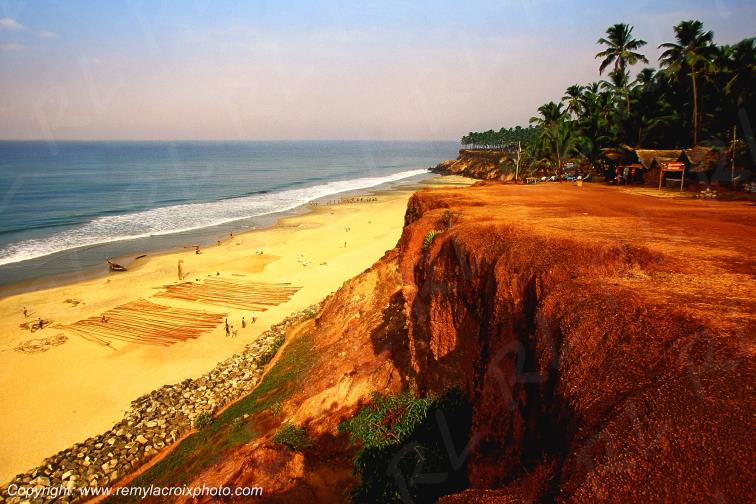 Varkala Beach Kerala Inde India www.remylacroixphoto.com