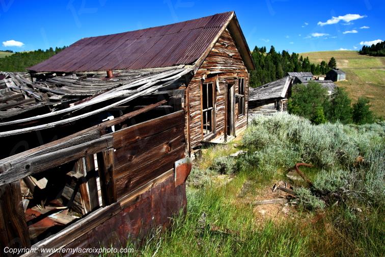 Comet Ghost Town Rocky Mountains Montana USA www.remylacroixphoto.com