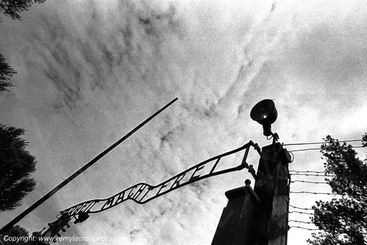 Arbeit Macht Frei Auschwitz Birkenau camp de concentration Haute-Sil�sie Pologne www.remylacroixphoto.com