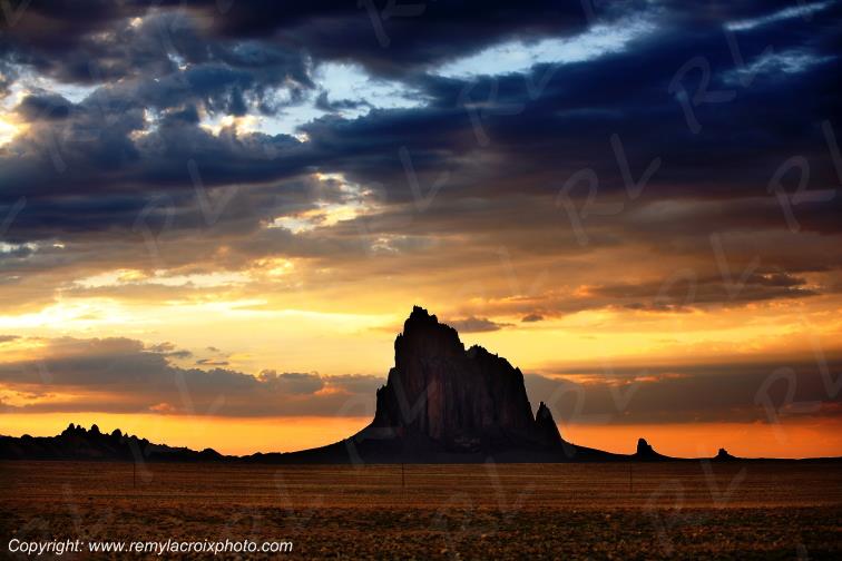 Shiprock Navajo Din� Sacred Mountain New Mexico USA www.remylacroixphoto.com