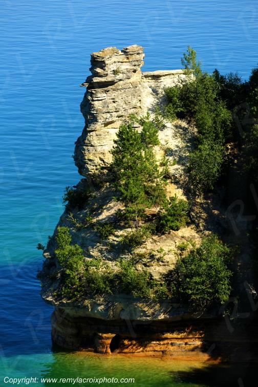 Pictured Rocks National Lakeshore Lake Superior Michigan USA