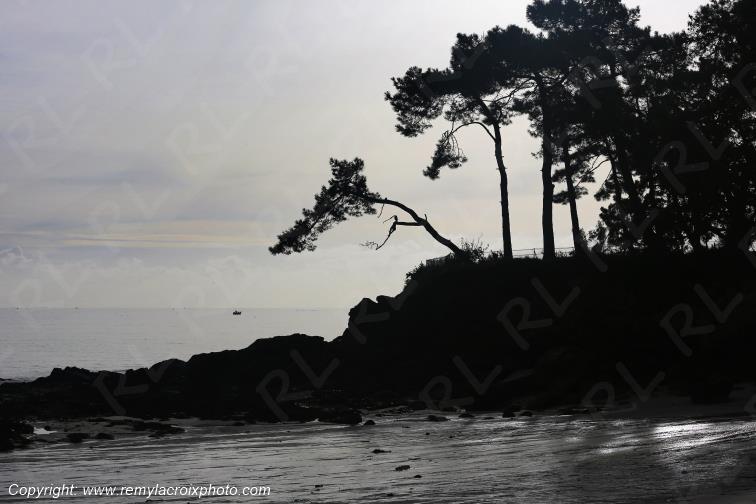 Sentier du littoral La Roche Perc�e Fouesnant Finist�re Bretagne France www.remylacroixphoto.com