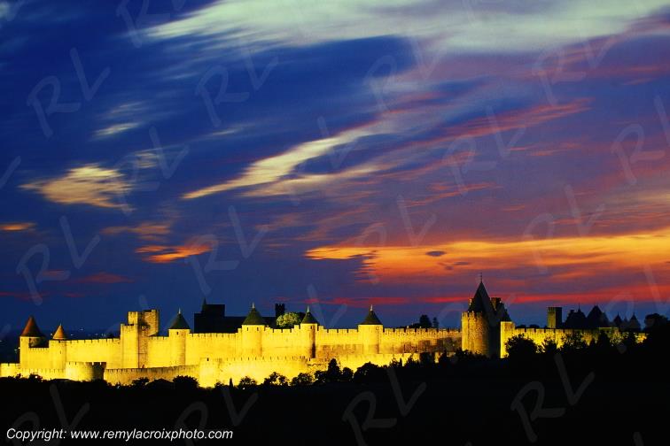 Carcassonne Cit� M�di�vale Aude Occitanie Languedoc Roussillon France www.remylacroixphoto.com