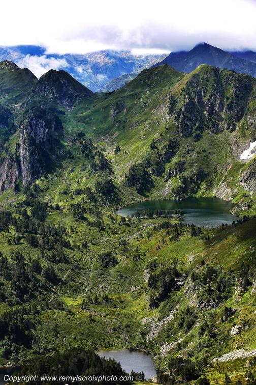 Pic de la Coumeille de l'Ours Etangs Rabassoles Bleu Ari�ge Occitanie Midi Pyr�n�es France www.remylacroixphoto.com