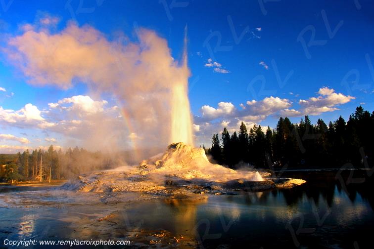 Upper Geyser Basin Yellowstone National Park Wyoming USA www.remylacroixphoto.com