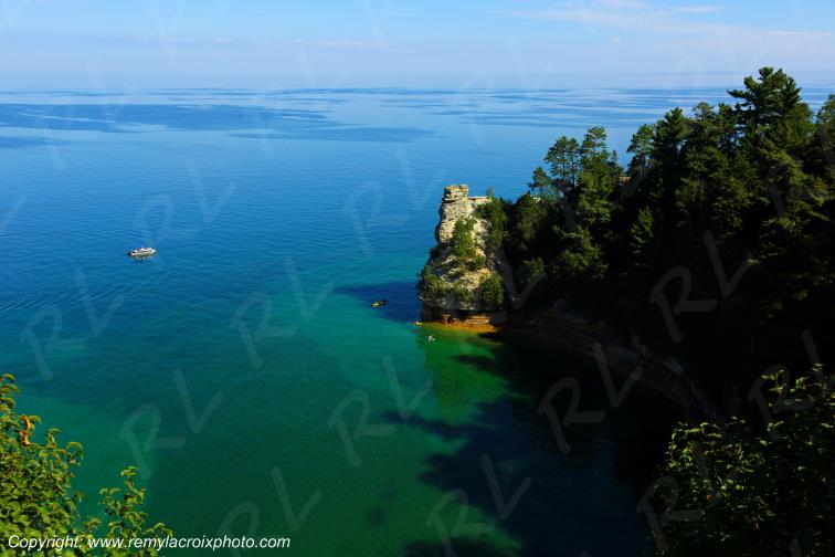 Pictured Rocks National Lakeshore Lake Superior Michigan USA