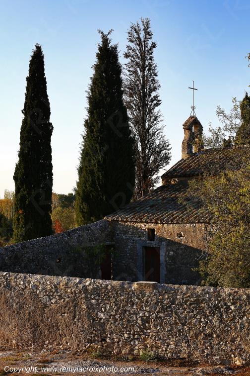 Chapelle Saint Sixte d'Eygali�res Alpilles Bouches du Rh�ne Provence Alpes C�te d'Azur France www.remylacroixphoto.com