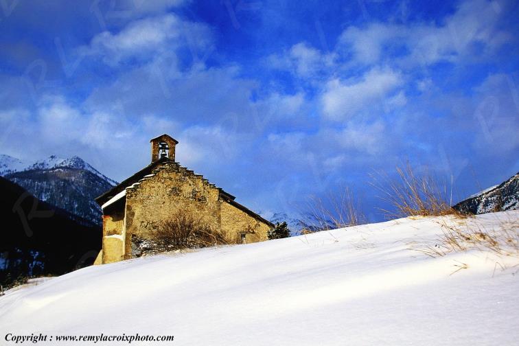 Vall�e de la Clar�e chapelle Saint Hippolyte Hautes Alpes Provence-Alpes-C�te d'Azur PACA France www.remylacroixphoto.com