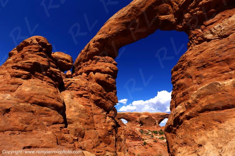 Turret Arch The Windows Arches National Park Utah USA