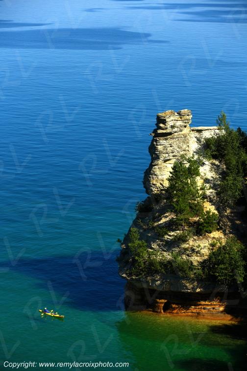 Pictured Rocks National Lakeshore Lake Superior Michigan USA