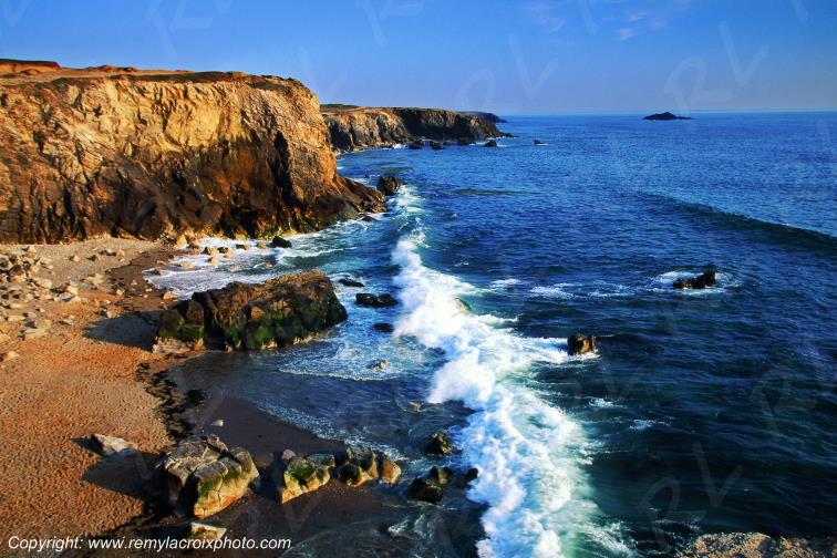C�te sauvage presqu'�le de Quiberon Morbihan Bretagne France