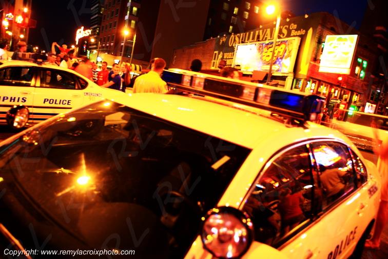 Beale Street night Memphis Tennessee USA www.remylacroixphoto.com