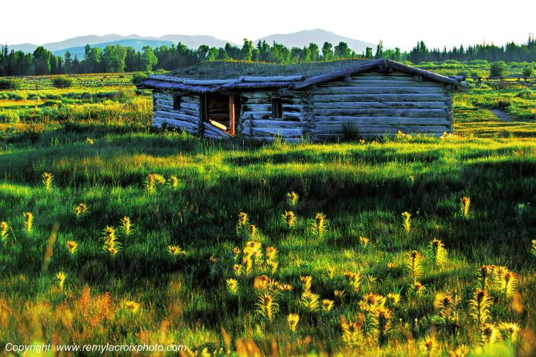 Cunnigham Cabin Grand Teton National Park Wyoming USA www.remylacroixphoto.com