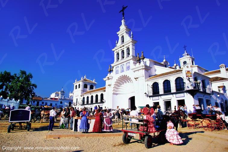 Ambiance,Romeria del Rocio,Andalousie,Espagne