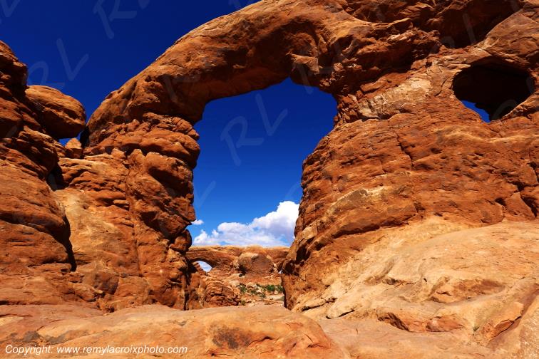 Turret Arch The Windows Arches National Park Utah USA