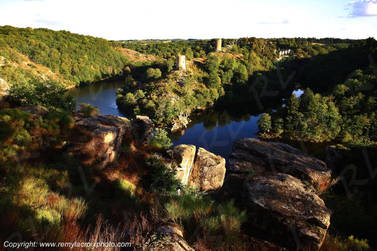 Crozant Rocher des Fileuses Indre Berry Centre Val de Loire France
