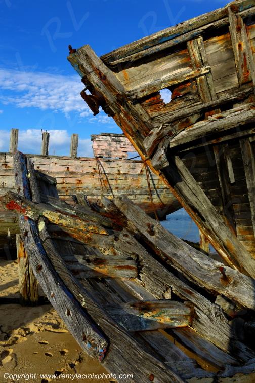 Cimeti�re marin du Magou�r rivi�re d'Etel Morbihan France