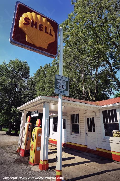 The Soulsby Service Station Route 66 Mount Olive Illinois USA www.remylacroixphoto.com