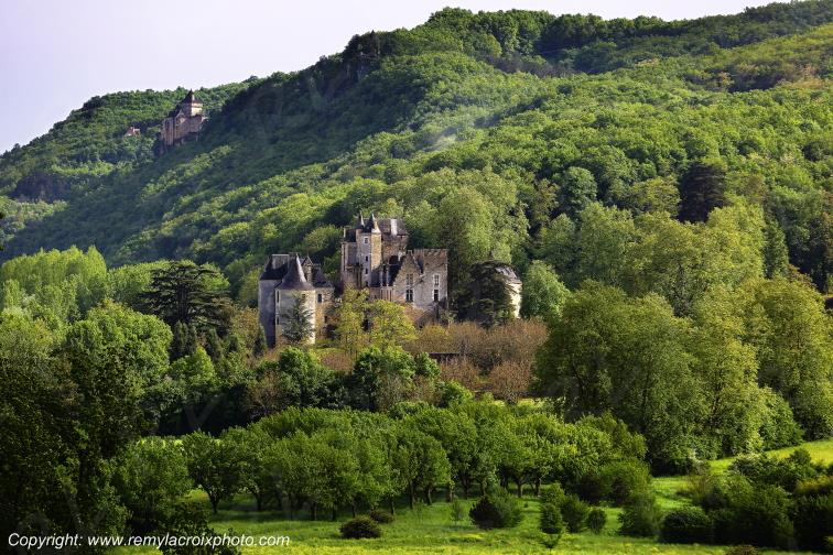 Dordogne river ch�teaux Feyrac Castelnaud Dordogne Aquitaine France www.remylacroixphoto.com
