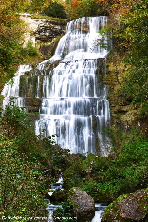 Cascades du H�risson l'Evantail Jura Bourgogne Franche Comt� France www.remylacroixphoto.com