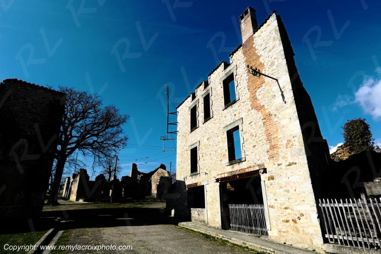 Village martyr de Oradour sur Glane Haute-Vienne France