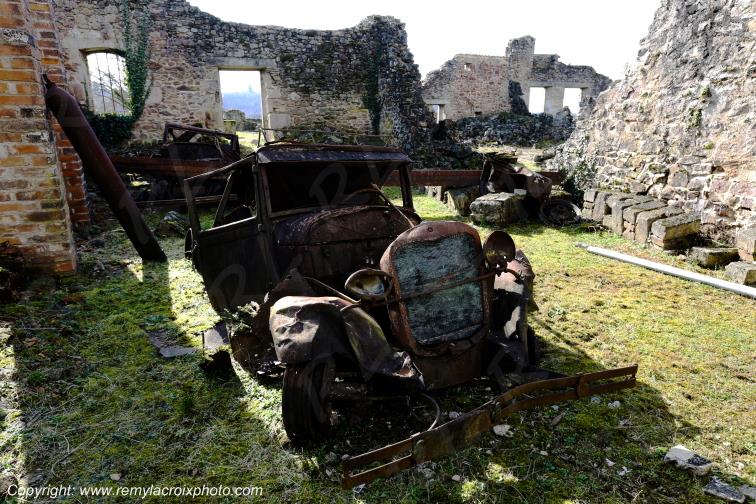 Village martyr de Oradour sur Glane Haute-Vienne France