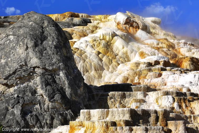 Mammoth Hot Springs Yellowstone National Park Wyoming USA www.remylacroixphoto.com