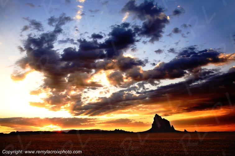 Shiprock Navajo Din� Sacred Mountain New Mexico USA www.remylacroixphoto.com