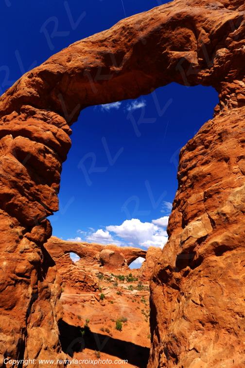 Turret Arch The Windows Arches National Park Utah USA