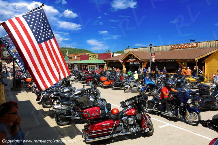 Hill City Bikers Black Hills South Dakota USA