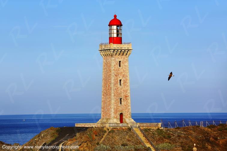 Cap B�ar Phare Pyr�n�es Orientales Occitanie Languedoc Roussillon France www.remylacroixphoto.com