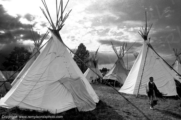 Tepee Camp Cheyenne Wyoming USA