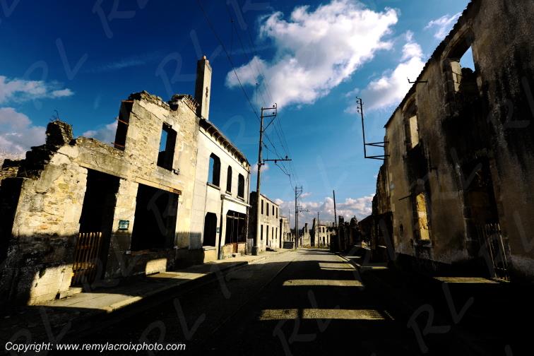 Village martyr de Oradour sur Glane Haute-Vienne France