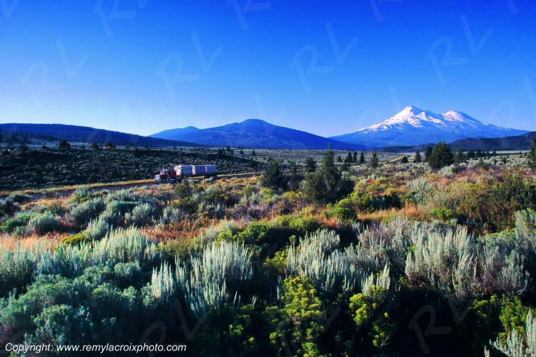 Mount Shasta Highway 5 Californie USA