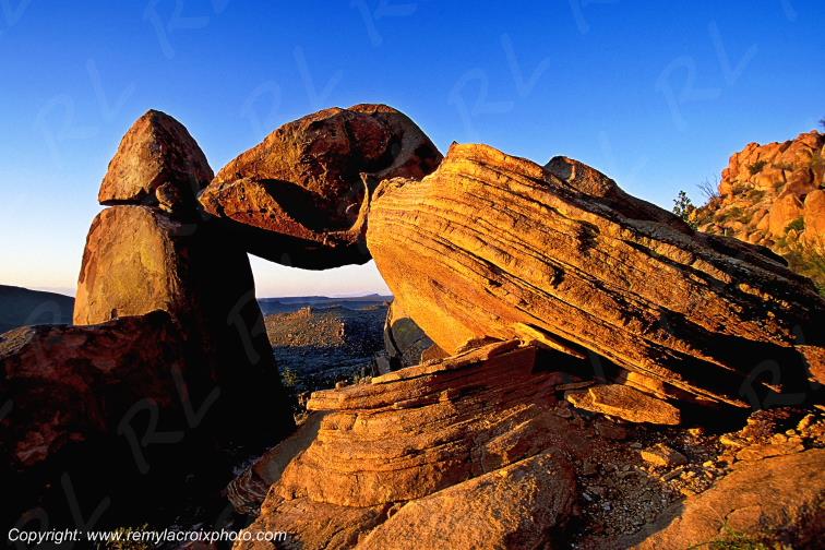 Balanced Rock Grapevine Hills Big Bend National Park Texas USA www.remylacroixphoto.com