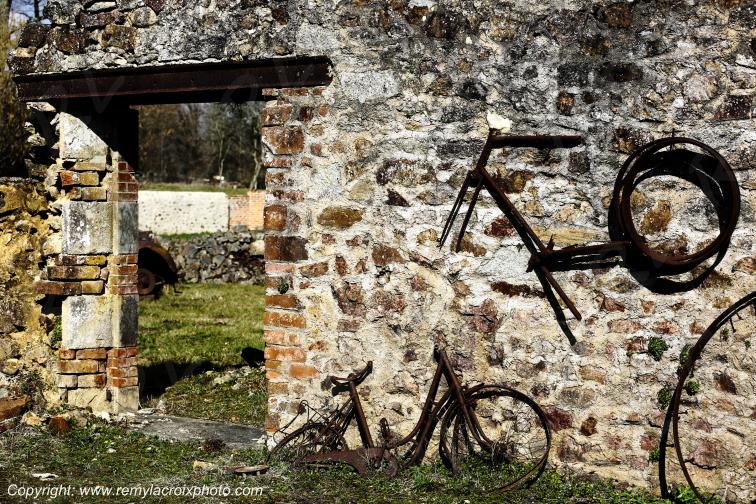 Village martyr de Oradour sur Glane Haute-Vienne France